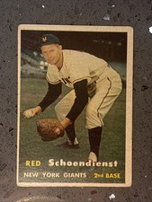1957 Topps - Red Schoendienst #154