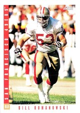 Bill Romanowski 1993 Score #366 San Francisco 49ers