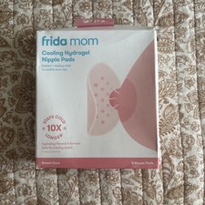 Frida Mom Nursing Pads, Cooling Hydrogel Nipple Pads for Hydration 8 Pads