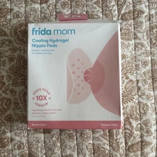 Frida Mom Nursing Pads, Cooling Hydrogel Nipple Pads for Hydration 8 Pads