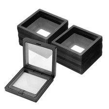 15 Pcs Press on Nail Storage Box Packaging Box, Black