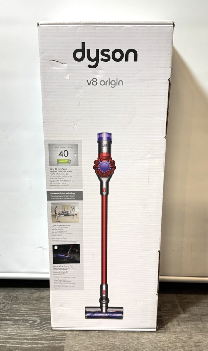 Dyson V8 Origin Stick Vacuum Cleaner - Gray/Purple/Red (400493-01