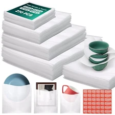 390 Pcs Moving Supplies, 270 Foam Pouches & Foam Sheets, 4 Sizes Packing Foam...
