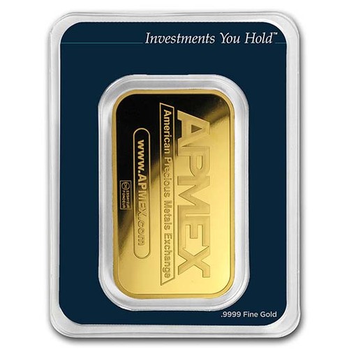 1 oz .9999 Gold Bar by APMEX (In TEP Package) - Picture 2 of 4