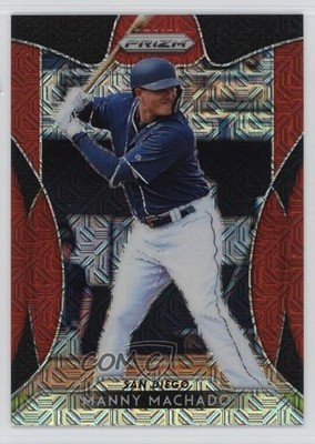2019 Panini Prizm Red Mojo Prizm 16/299 Manny Machado #13 1u5y