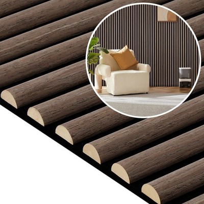 Wandpaneele Akustik 1-12 Stück 120 x 60 cm Holzpaneele Deko 3D Akustikpaneele