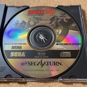 SEGA Saturn Manx TT Super Bike Racing Game Used, Good Case Condition
