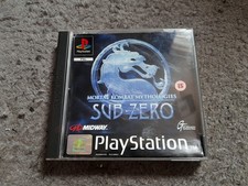 Mortal Kombat Mythologies Sub Zero for PlayStation 1 PAL Rare TESTED / NO MANUAL