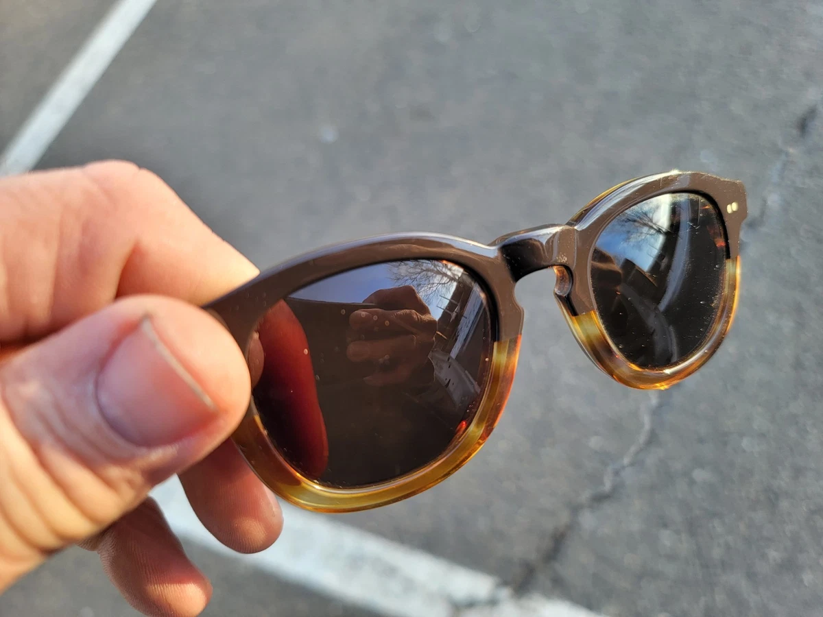Illesteva Tortoise Round Sunglasses with Brown Lenses Illesteva Village Sunglasses, Tortoise/Gold – Glasswing main image 2