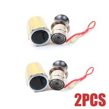 2xdc 12v Car Auto Cigarette Lighter Replacement Plug Socket Assembly Set N469