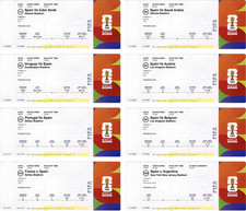 facsimile souvenir SPAIN 2026 WORLD CUP tournament 8 ticket gift set RMT