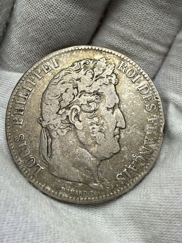 France - 5 Francs 1836 - Louis-Philippe I, Silver F108 - Picture 1 of 2