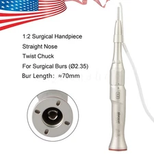 Dental 1:2 Surgical Straight Handpiece Nose Attachment Fit NSK E-type 70mm