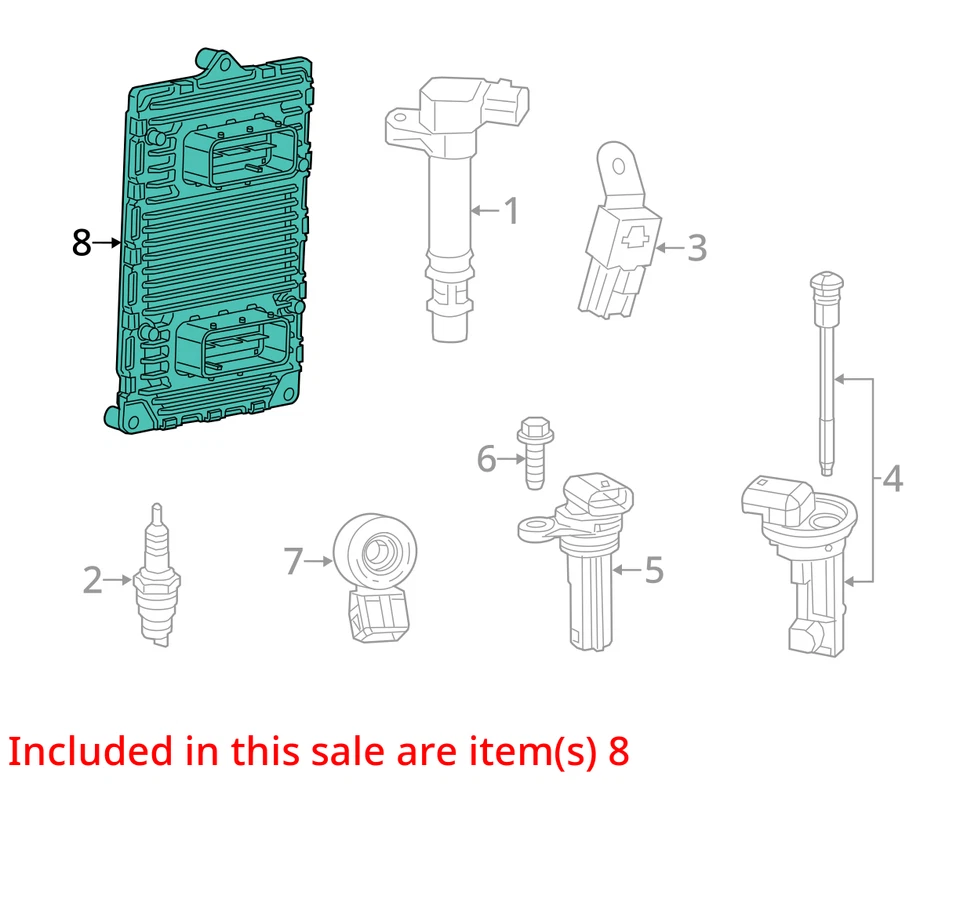 Engine ECM Electronic Control Module Fits 15-20 PROMASTER 1500 VAN 2635118 Foto 3 de 4