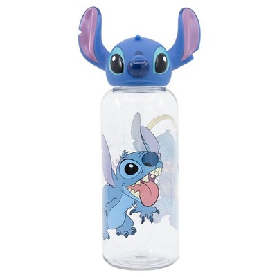 Stitch Flowers 560ML 3D Figurine Bottle - Brand New & Sealed
