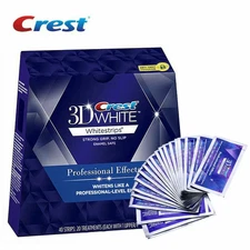 Crest 3D Whitestrip White Luxe Whitening Professional Effects 20 Pouch 40 Strips