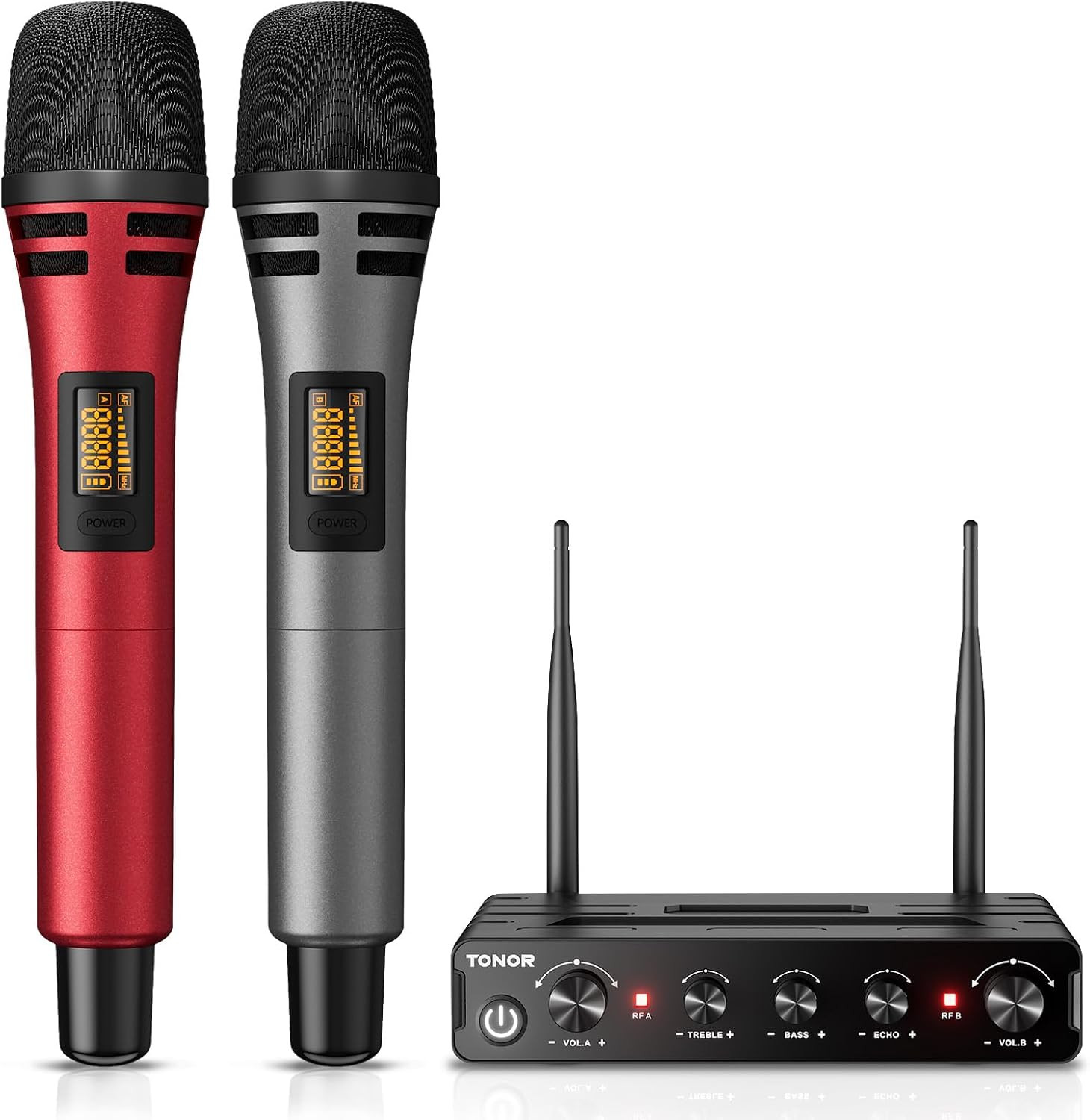 Sistema Microfoni Wireless Karaoke UHF Dinamico | Zero Interferenze DJ