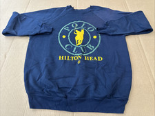 Vintage Polo Club Hilton Head Tultex Sweatshirt Size XL USA Made Free Shipping