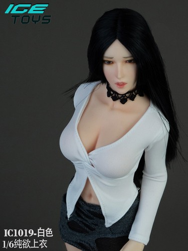 ICE TOYS ic1019 1:6 Action Figure Pure Desire Top and Skinny Ripped Skirt Model - Picture 7 of 45