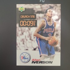 Upper Deck 1997-98 Nestle Slam Dunk Crunch Time Allen Iverson #CT 33 76ers