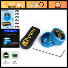 Round Magnetic Pool Chalk Holder - Mini Billiards Accessory Case  Tip Container