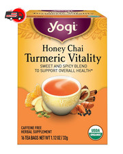 Yogi Tea, Honey Chai Turmeric Vitality, 16 ct