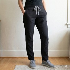 Figs Scrub Pants Womens Medium Black Medical Dental Workwear