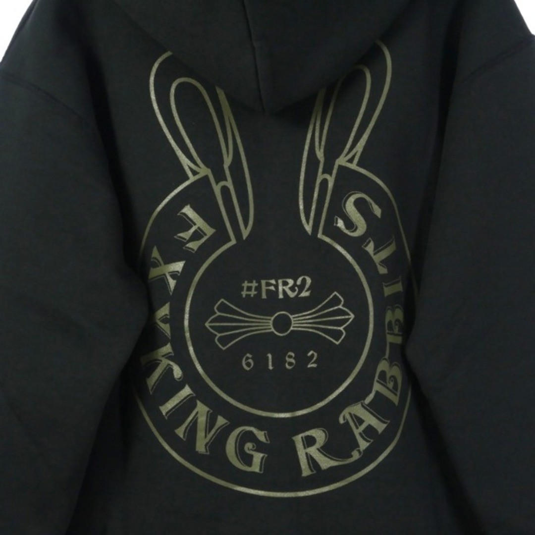 トップス FR2 Logo within Face Outline Zip Hoodie FR2 Ise Logo Within Face Outline Zip Hoodie With Fleece