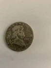 1951 S Benjamin Franklin 90% Silver Half Dollar Circulated