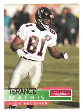 1995 SkyBox Impact NFL Football Atlanta Falcons Terance Mathis