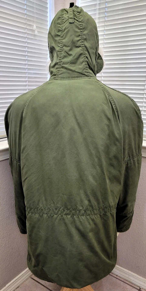 美国空军老式/复古95重型N-3B极端寒冷天气(ECW)派克大衣“浮潜派克大衣”大号 — 第 4/4 张图片