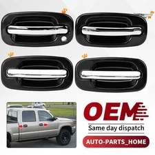 Set of 4 Outer Exterior Door Handles For Chevy Silverado GMC Cadillac 1999-2006