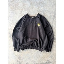 2000s Seattle Super Sonics Black Embroidered Pullover XXL