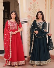 Indian Bollywood Party Ethnic Suit Anarkali ReadyMade Kameez Salwar Pakistani