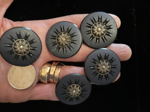 Lot Stunning Fabric 60s Velvets Satin Finish Edwardians Tiny mirror SEW Crafts - Picture 5 of 15