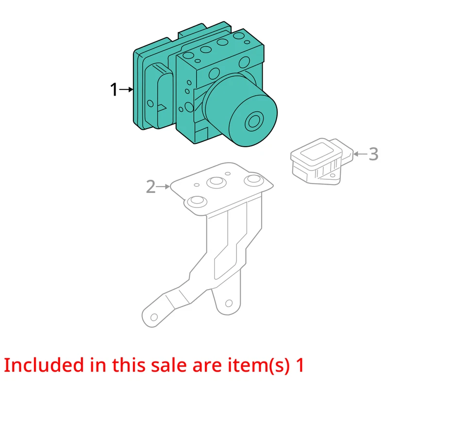 Módulo de control de bomba abs Kia Forte 2014-2014 LW8N3 Foto 3 de 4