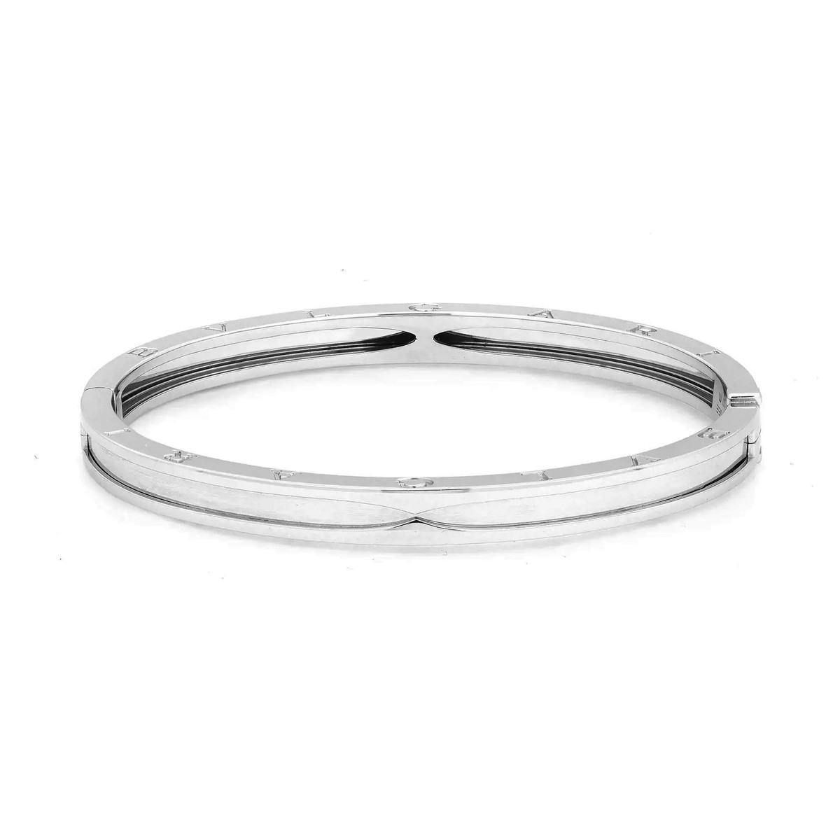 Bvlgari B.Zero1 Bangle Bracelet 18K White Gold Size Medium | eBay