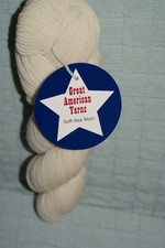 Great American Yarns Soft Sea Wool Cream Knit Crochet Craft New Fast Shipping
