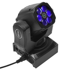 6 LED Bee Eye Laser Moving Head Light DMX512 Beam Stage Light DJ Disco RGBW 100W