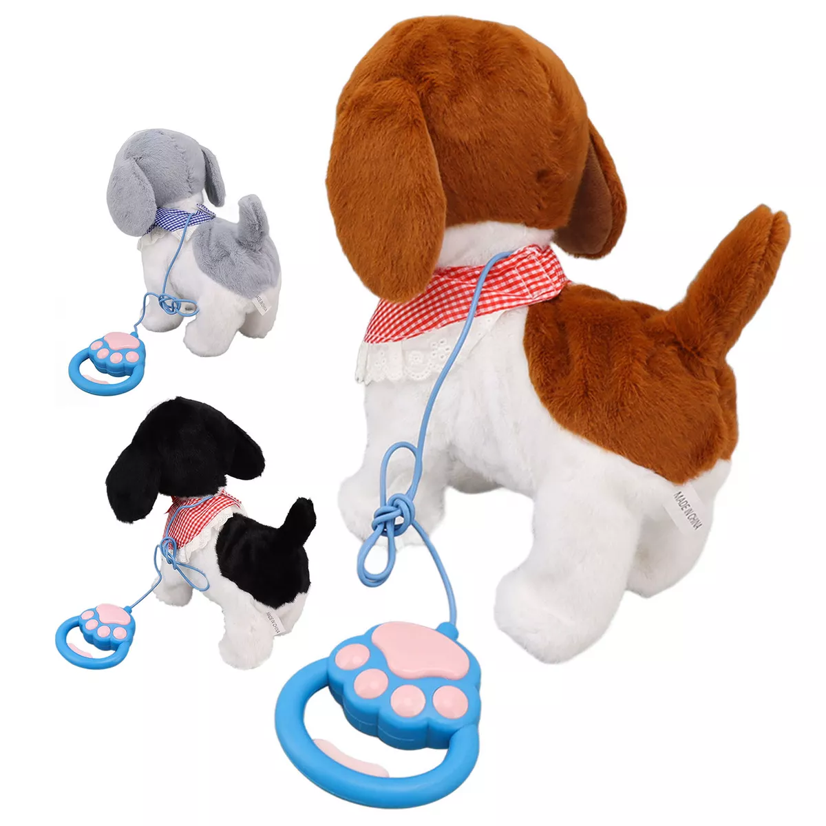 Walking dog toy with leash deals