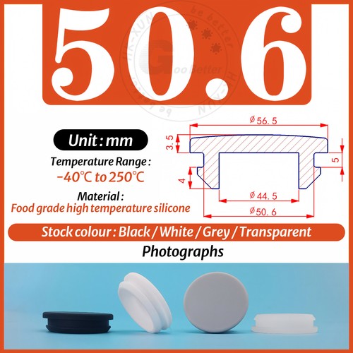 Black Short Silicone Rubber Grommet Plug Bungs Cable Wiring Protect Bushes - Picture 60 of 65