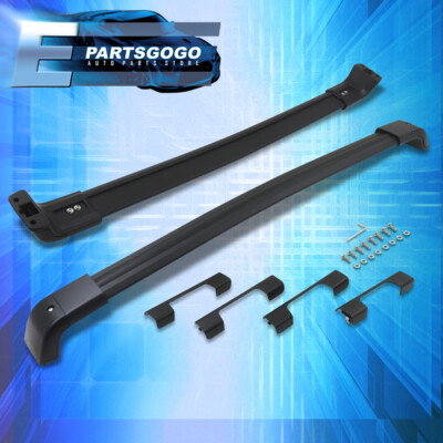 For 08-16 Nissan X-Trail Aluminum Roof Rack Top Rail Cargo Luggage Crossbar Pair
