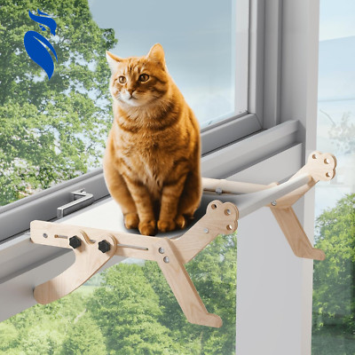 Cat Perch Cat Window Perch Adjustable Cat Window Hammock  Indoor Free Standing