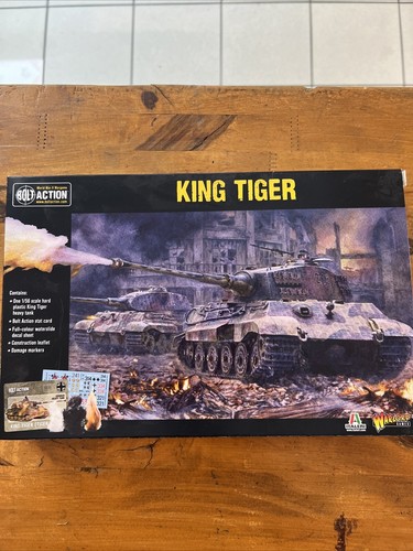 Warlord Games Bolt Action: Tank War – German King Tiger – Kit In Plastica