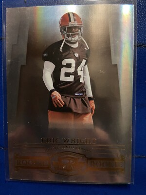 2007 Donruss Threads Football Card #204 Eric Wright Rookie /999 Cleveland Browns