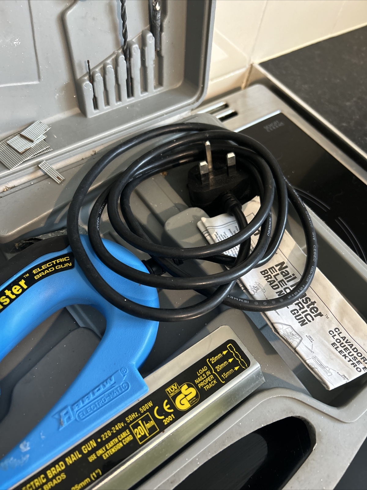 Arrow Nail Master ET100 Electric Brad Nail Gun In Case No Brads eBay