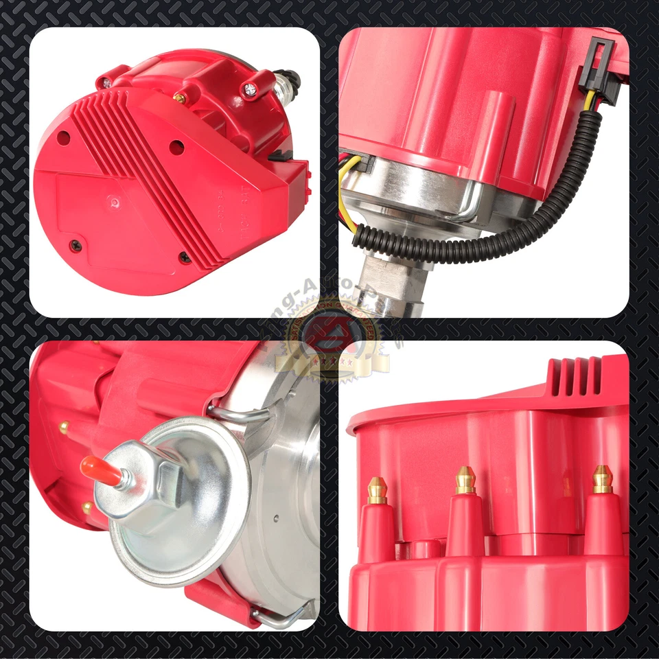 Small Block SBC Chevrolet 305 350 400 Distributor & Wires 90* Foto 4 de 4