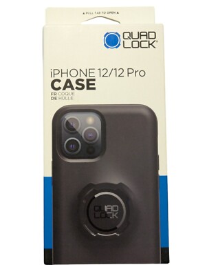 i5. QUAD LOCK CASE IPHONE 12 / 12 PRO In Black. Quad Mount System MPN QLC-IP12M