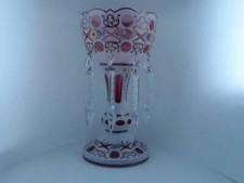 Vintage Pink and White Lusters