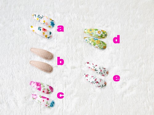 Toddler Girl Fabric Slide Clips X2 hair clip set party bag gift - Picture 12 of 26